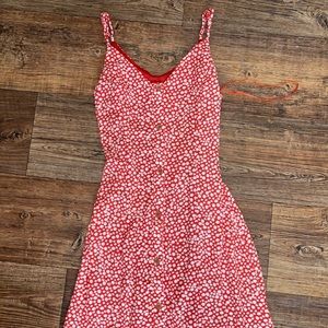Red Floral Dress